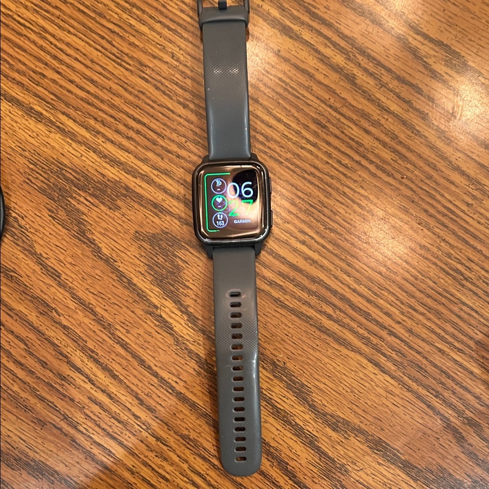 Garmin Venu Sq2 Smartwatch with Black and Gray Band
